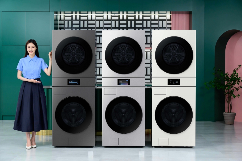 삼성전자, AI 기능 강화한 2025년형 ‘비스포크 AI 원바디’ 세탁기∙건조기 출시