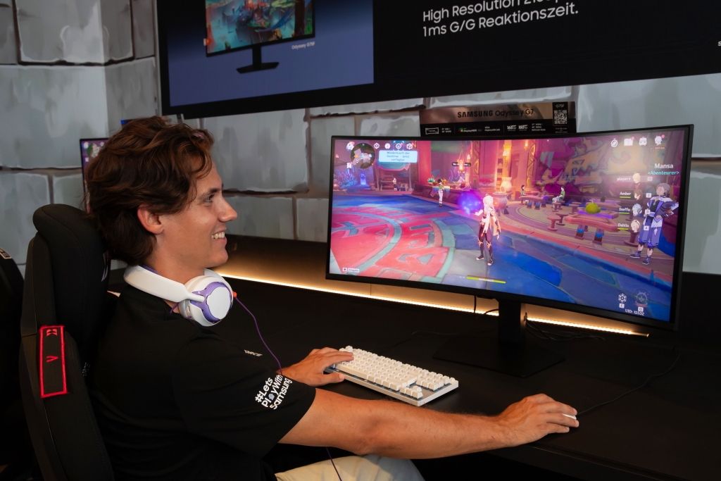 삼성 게이밍 모니터 ‘오디세이’로 게임스컴 2025에서 글로벌 대작 게임 즐긴다