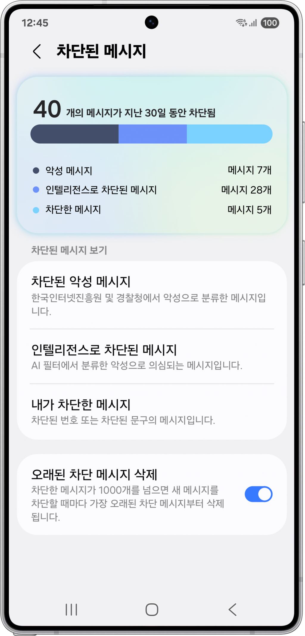 삼성전자 갤럭시 스마트폰, AI로 ‘보이스피싱’, ‘스팸’ 한 번에 차단