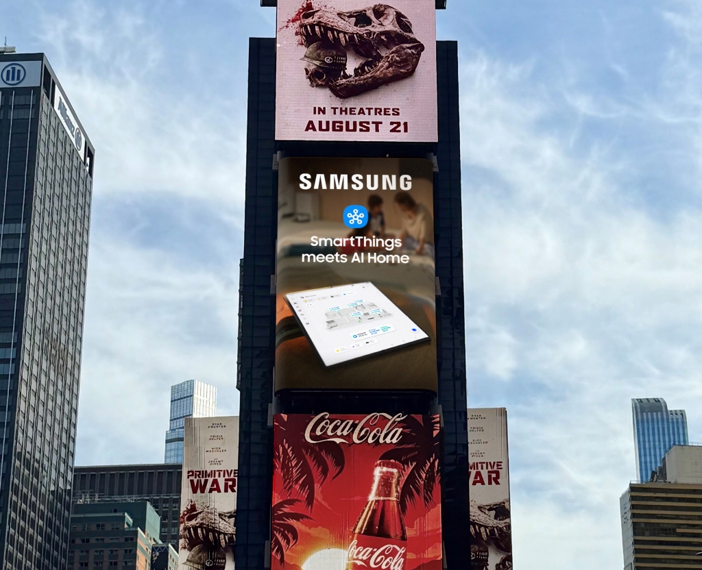 삼성전자, 글로벌 랜드마크서 ‘스마트싱스로 완성한 AI 홈’ 캠페인 진행