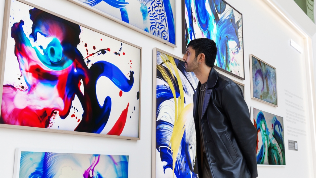 삼성전자, 아트 바젤 파리 현장 사진