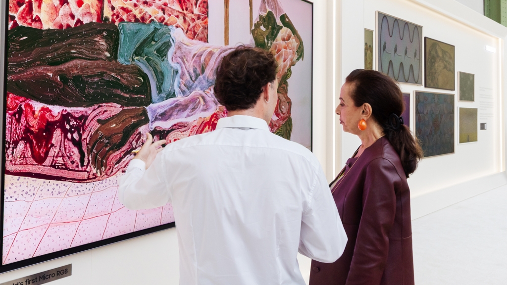 삼성전자, 아트 바젤 파리 현장 사진