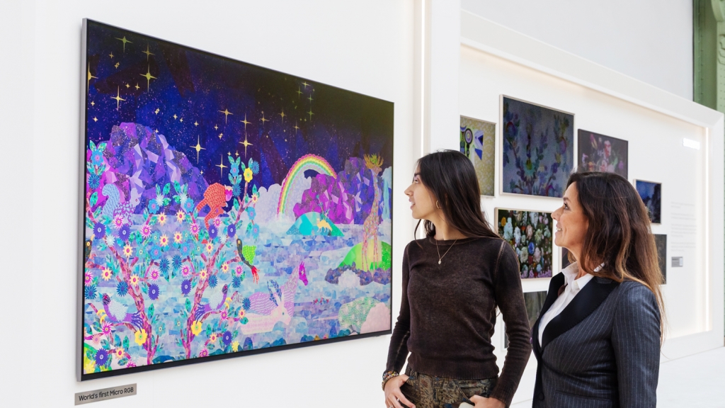 삼성전자, 아트 바젤 파리 현장 사진