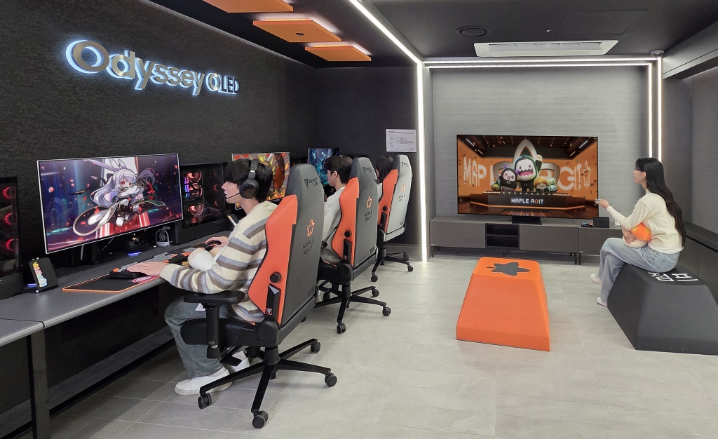 삼성전자, 넥슨 ‘메이플 아지트’서 오디세이 게이밍 모니터 체험존 운영