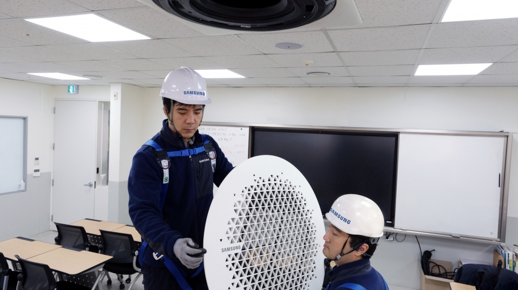 삼성전자서비스, 수능 고사장 ‘시스템에어컨 사전 점검’ 실시