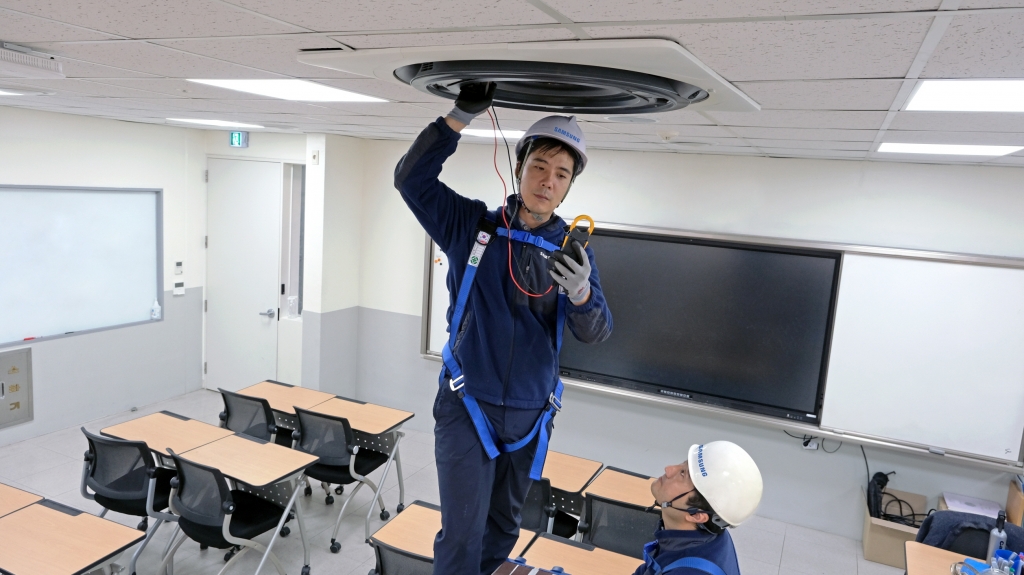 삼성전자서비스, 수능 고사장 ‘시스템에어컨 사전 점검’ 실시