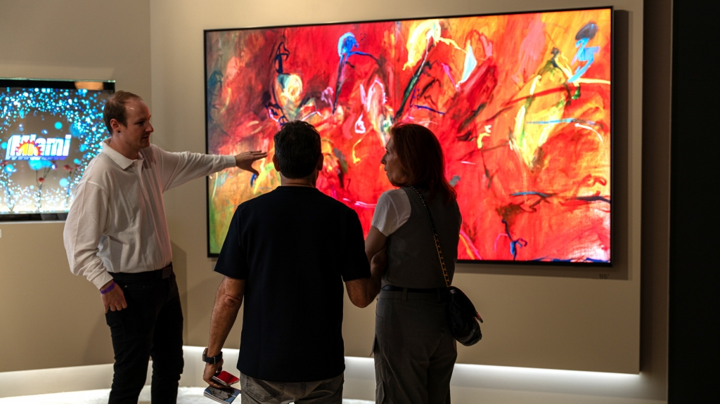 삼성전자, 아트 바젤 마이애미 비치 현장 사진