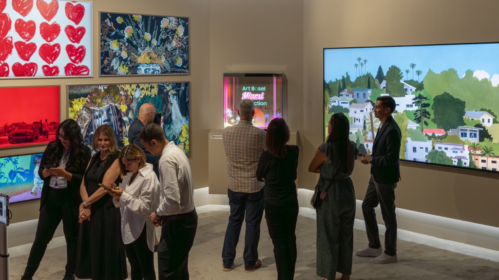 삼성전자, 아트 바젤 마이애미 비치 현장 사진