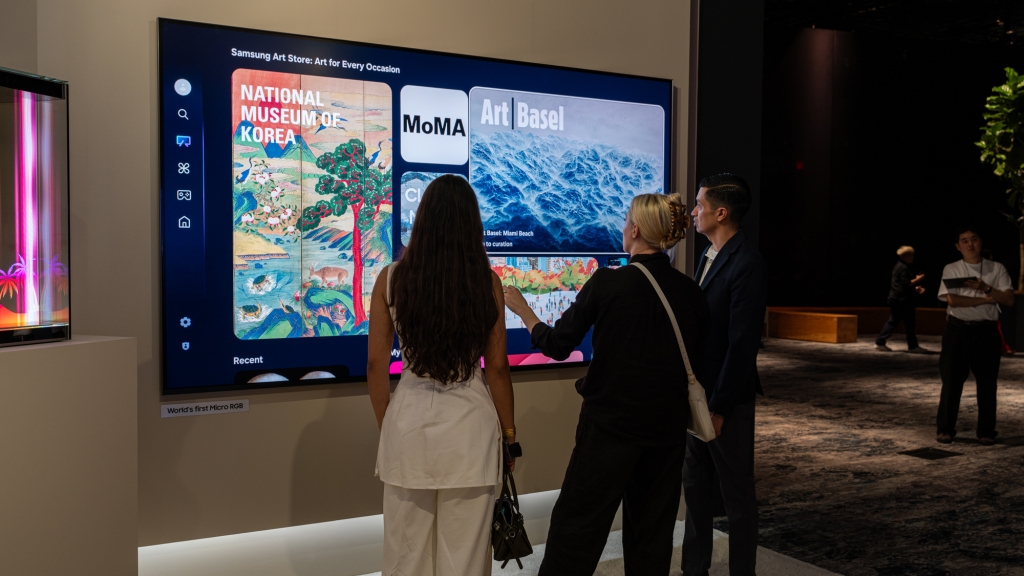 삼성전자, 아트 바젤 마이애미 비치 현장 사진