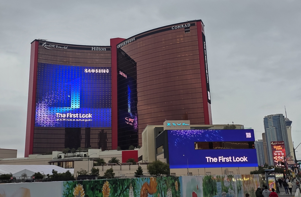 CES 2026 삼성전자 옥외광고