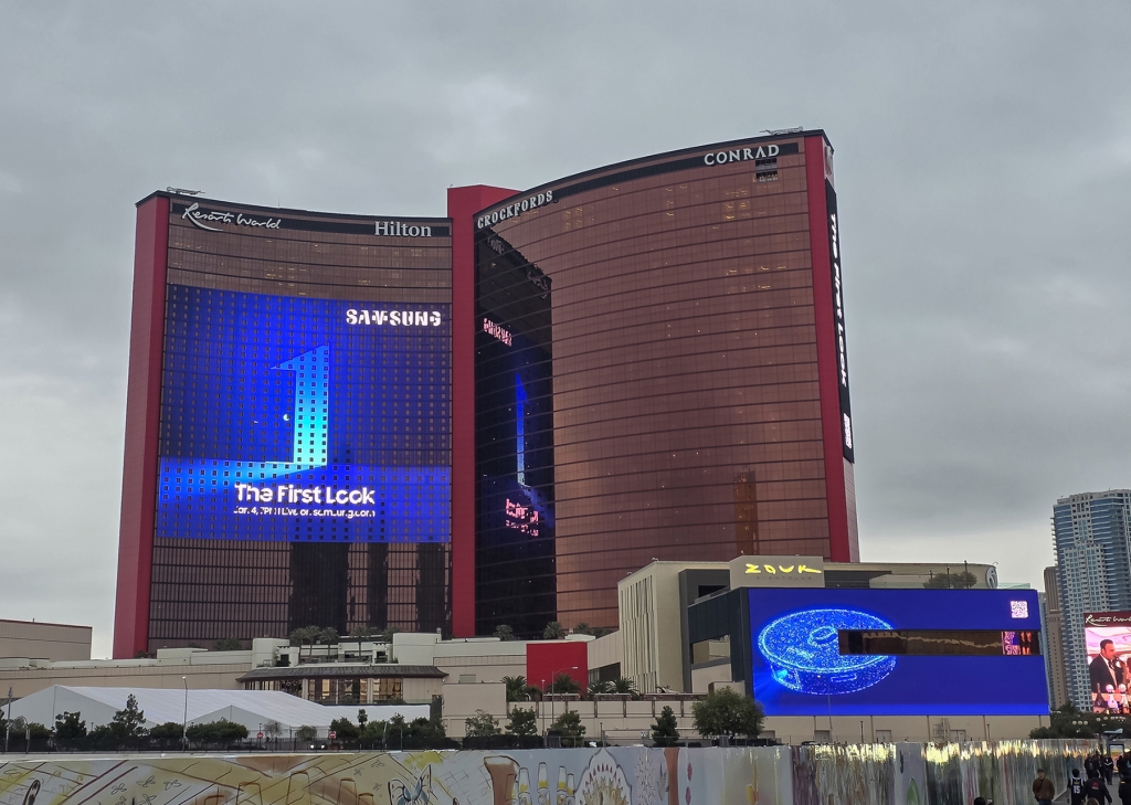 CES 2026 삼성전자 옥외광고