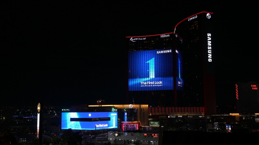 CES 2026 삼성전자 옥외광고