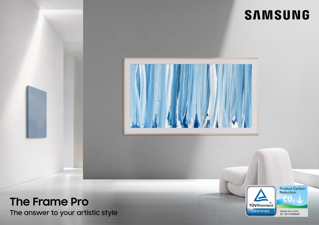 삼성전자 2026년형 TV·사운드바, 獨 TÜV 라인란드 ‘탄소저감’ 인증 획득