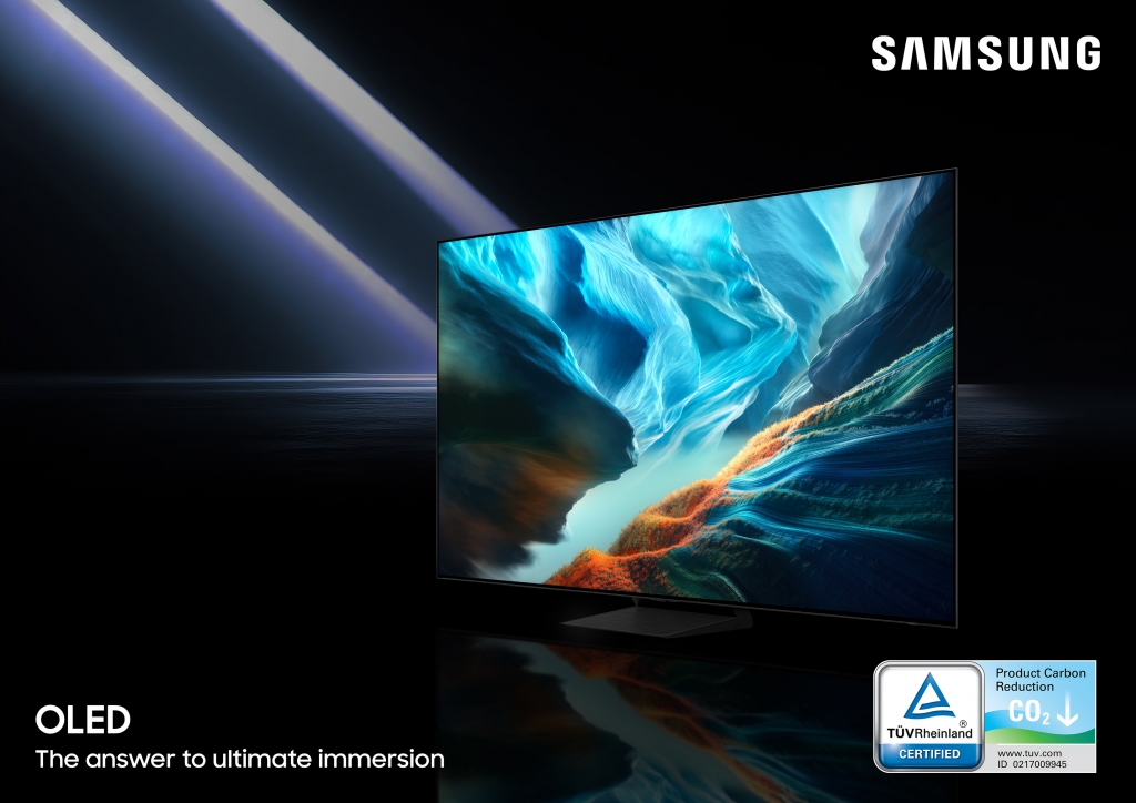 삼성전자 2026년형 TV·사운드바, 獨 TÜV 라인란드 ‘탄소저감’ 인증 획득
