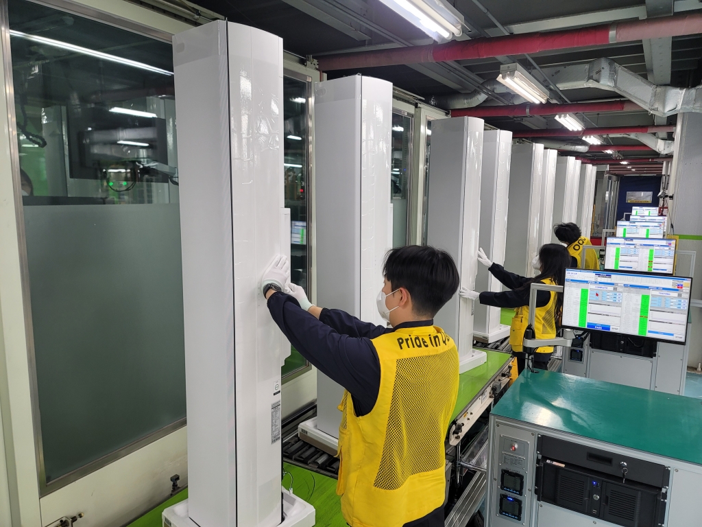 삼성전자, 급증하는 에어컨 수요 대응 위해 에어컨 생산라인 풀가동