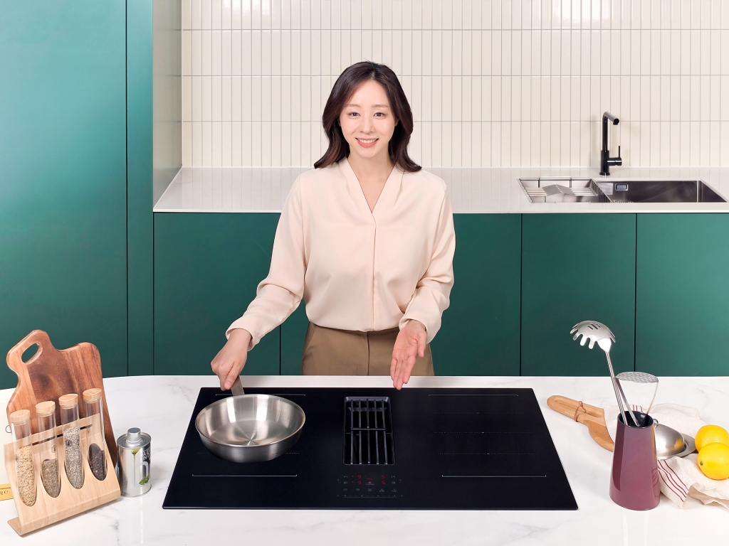 삼성전자, 인피니트 라인 후드 일체형 인덕션 출시