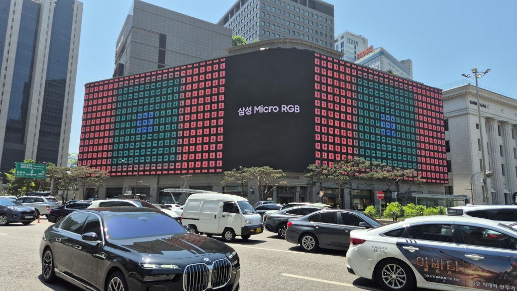 삼성전자, 글로벌 랜드마크서 ‘마이크로 RGB’ TV 옥외광고 선보여